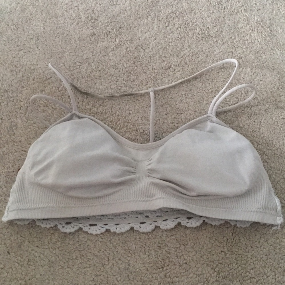 White bralette